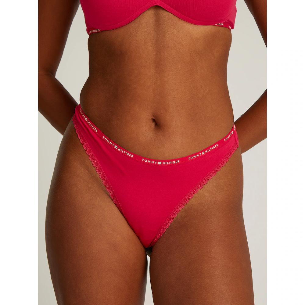 Tommy Hilfiger Underwear Tanga »3 PACK LACE THONG« (Packung 3 St. 3er) Mit Spitzenkante Bestellen
