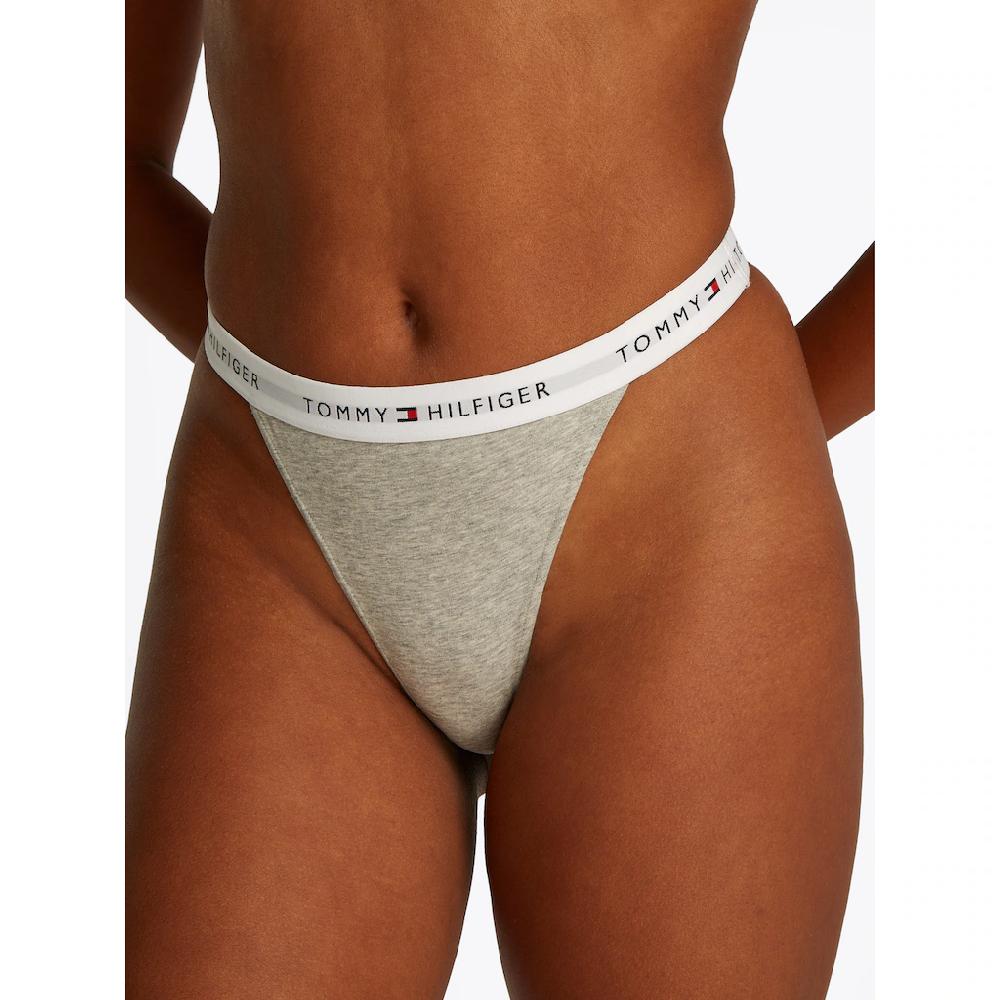 Tommy Hilfiger Underwear Tanga »3 PACK TANGA THONG« (Packung 3 St. 3er) Mit Logobund ▷ Für