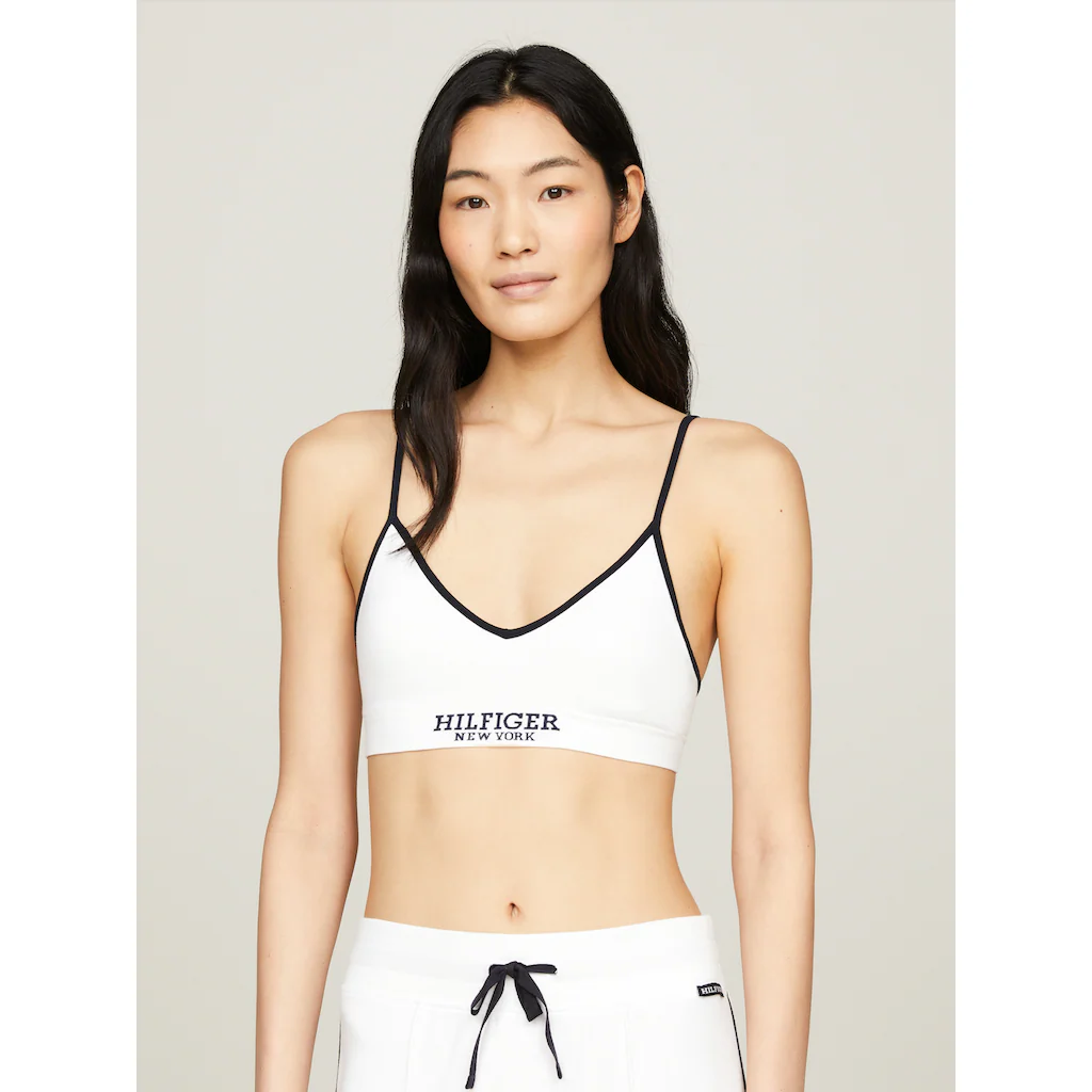 Tommy Hilfiger Underwear Triangel-BH »TRIANGLE RP« Mit Verstellbaren Träger Rippware Logo-Schriftzug Online Kaufen