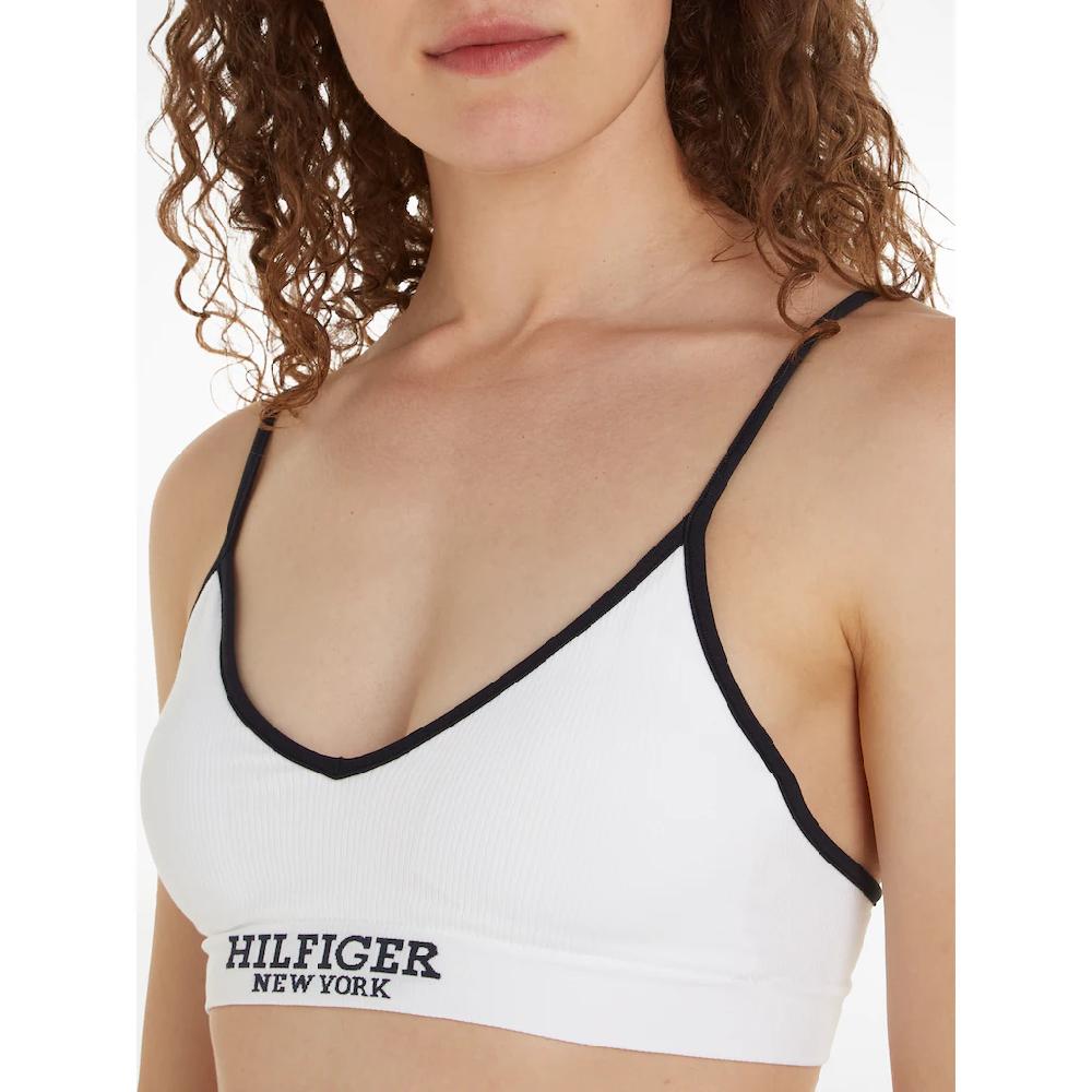 Tommy Hilfiger Underwear Triangel-BH »TRIANGLE RP« Mit Verstellbaren Träger Rippware Logo-Schriftzug Online Kaufen