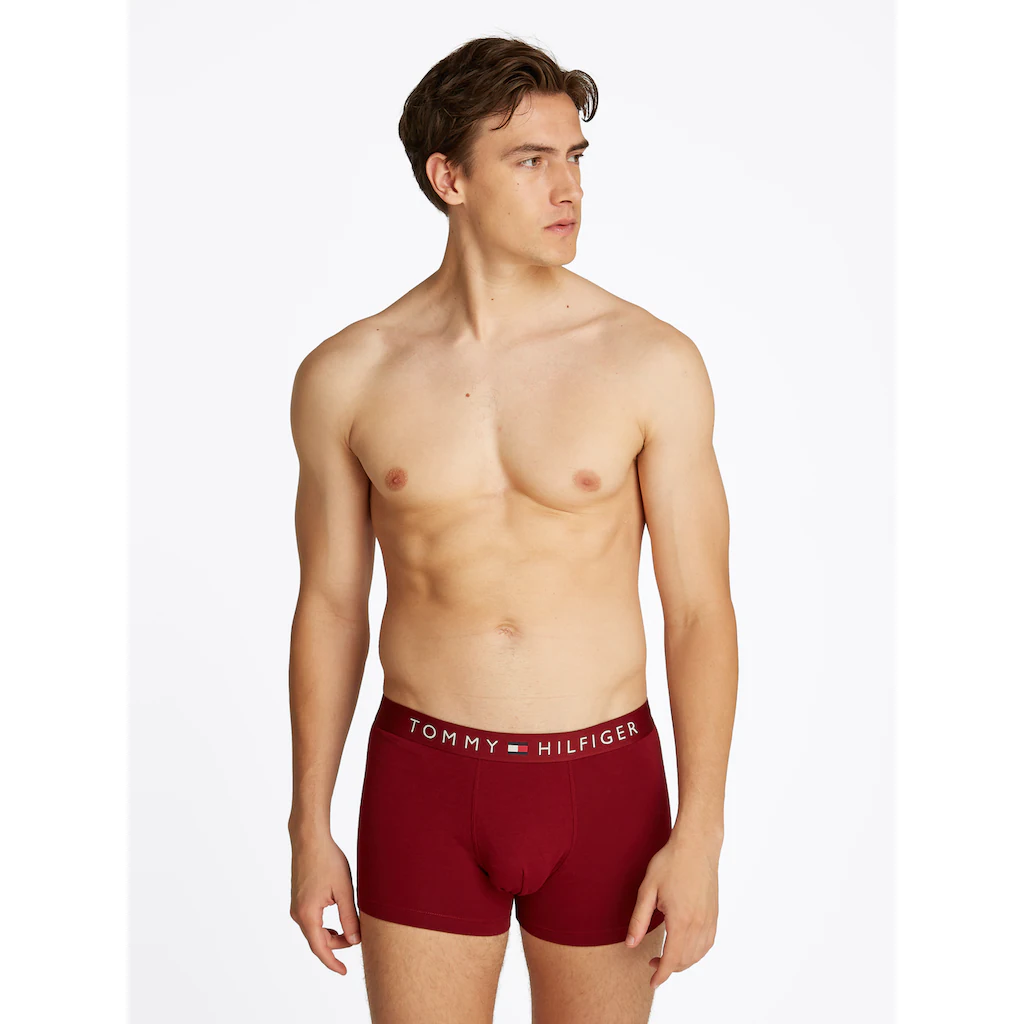 Tommy Hilfiger Underwear Trunk »3P TRUNK DTM« (Packung 3 St. 3er) Mit Logobund ▷ Für