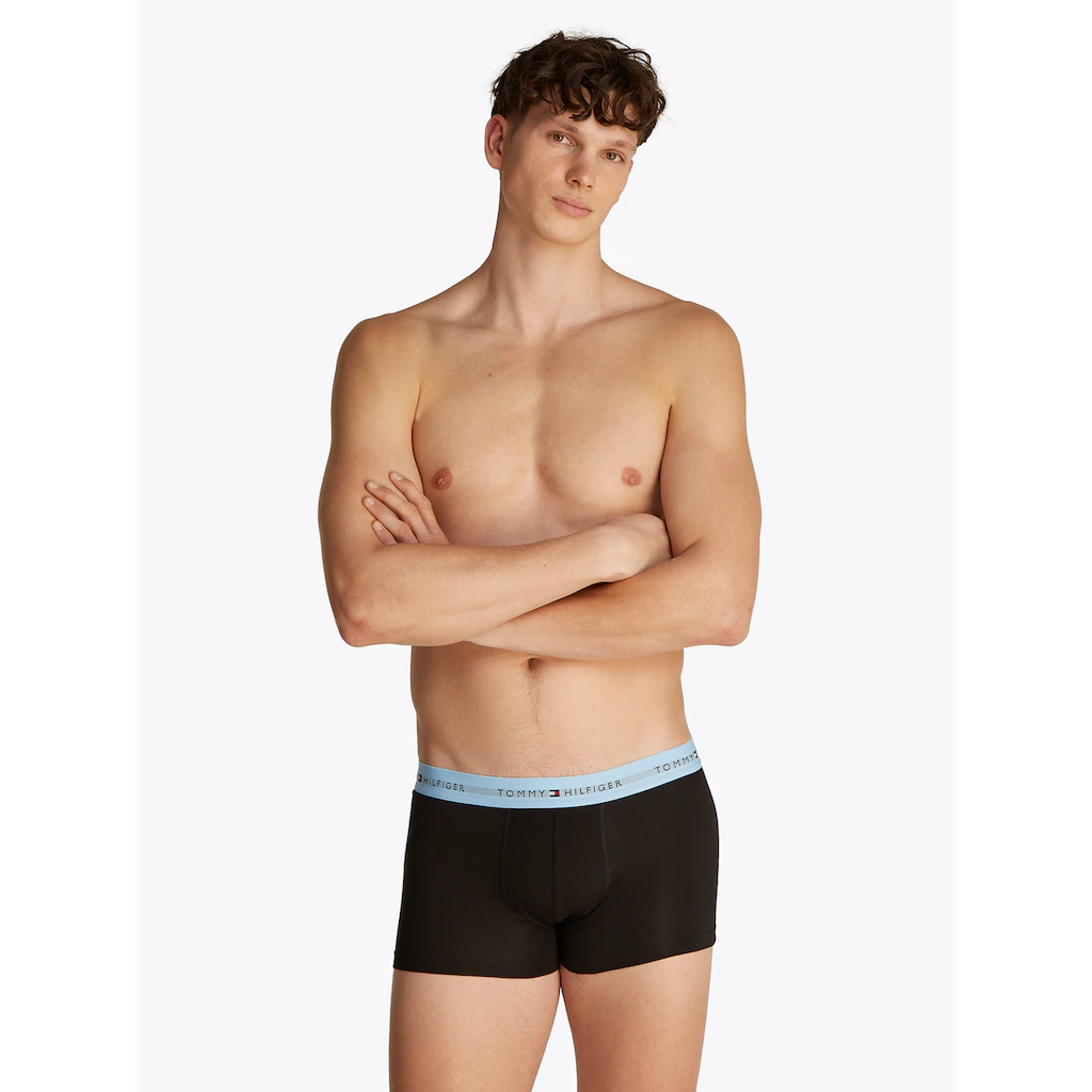 Tommy Hilfiger Underwear Trunk »7P TRUNK WB« (Packung 7 St. 7er) Mit Logobund