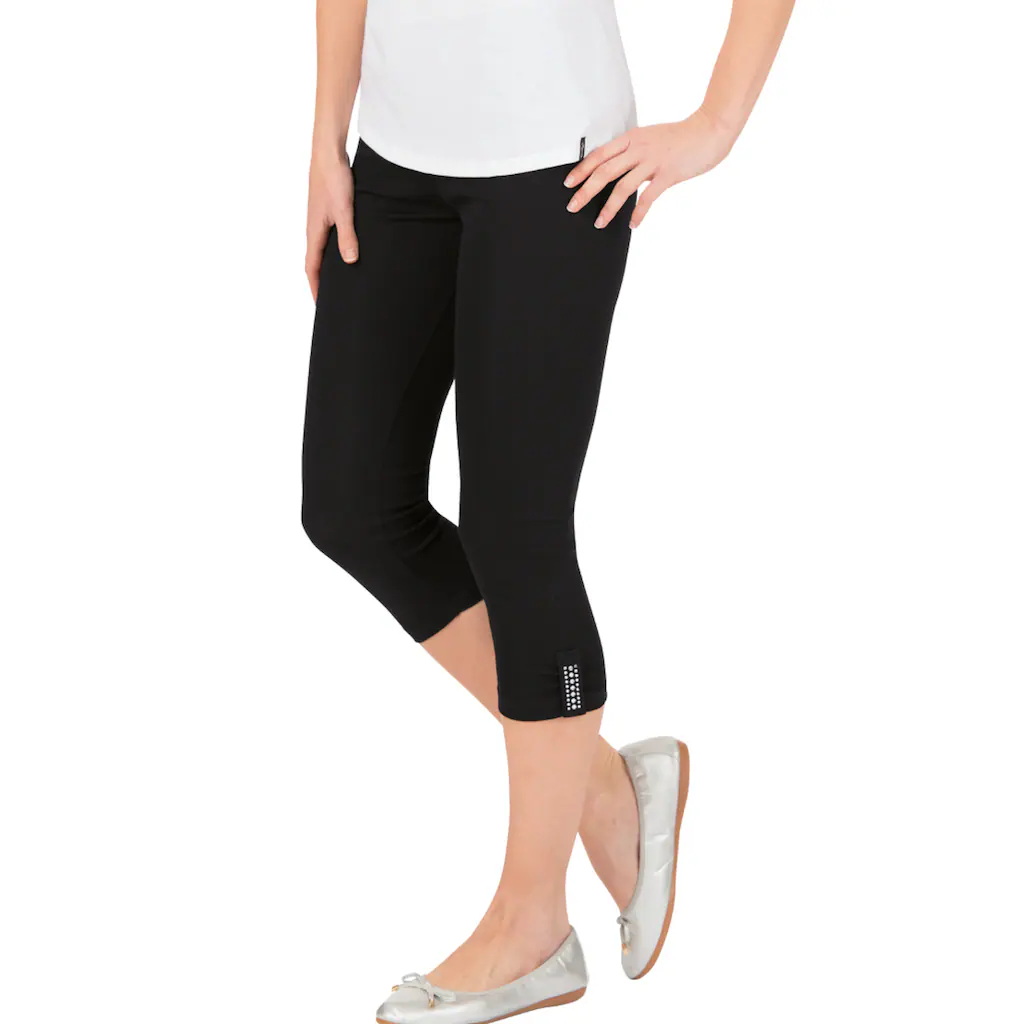 Trigema Leggings »TRIGEMA Leggings 7/8 mit Kristallsteinen« (1 tlg.)