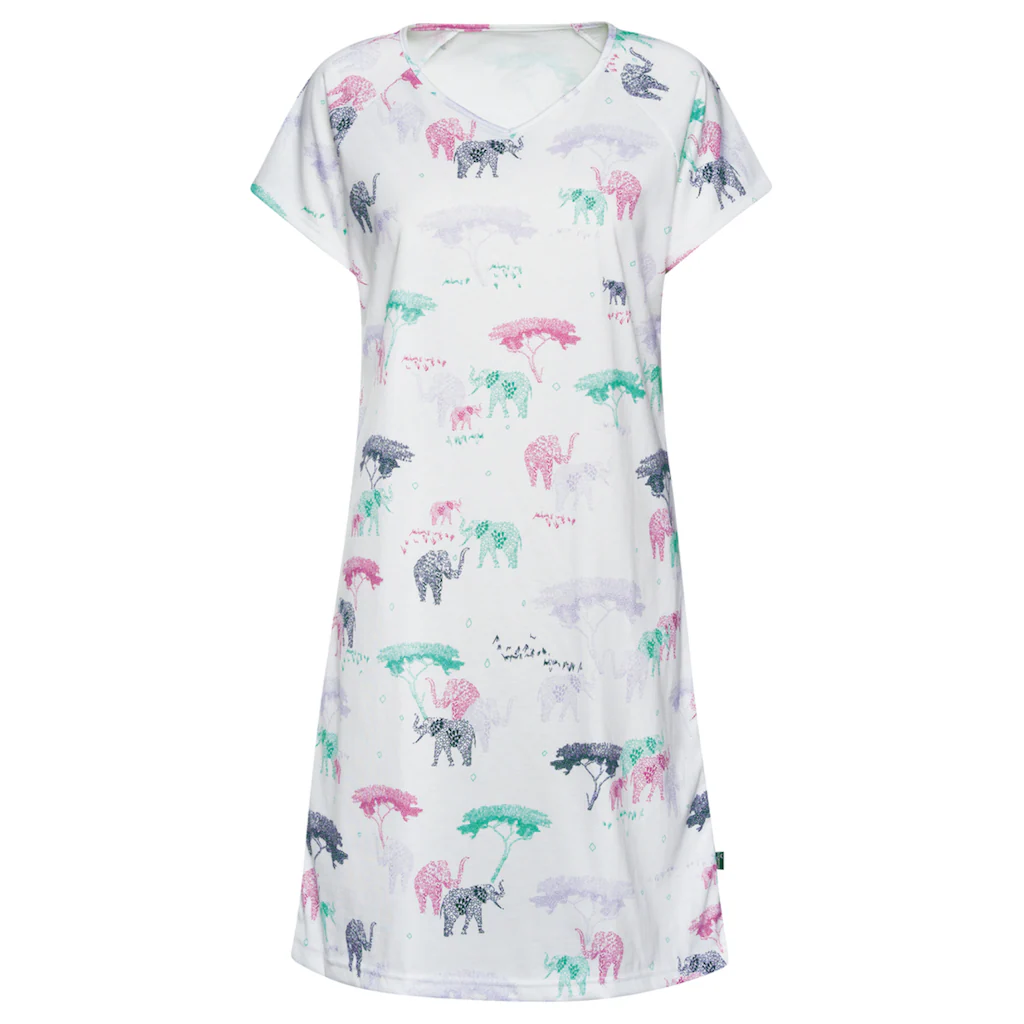 Trigema Nachthemd »TRIGEMA Nachthemd Mit Allover Safari-Print« (1 Tlg.) Kaufen