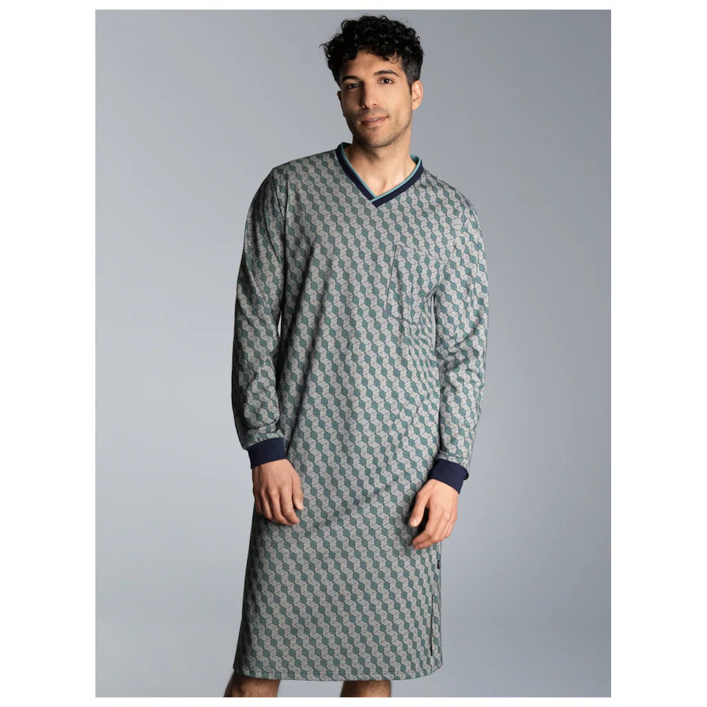 Trigema Pyjama »TRIGEMA Nachthemd Mit Allover-Print« (1 Tlg.) Online Bestellen