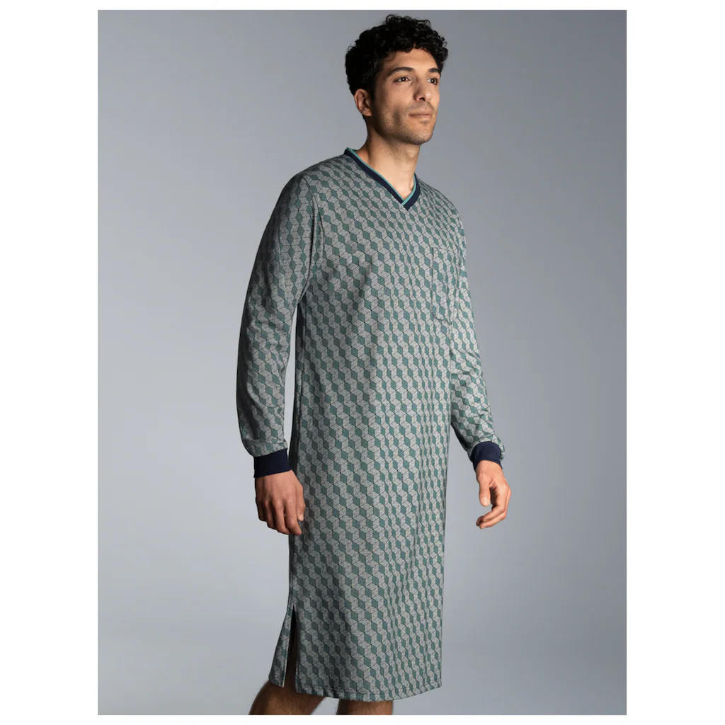 Trigema Pyjama »TRIGEMA Nachthemd mit Allover-Print« (1 tlg.) online bestellen