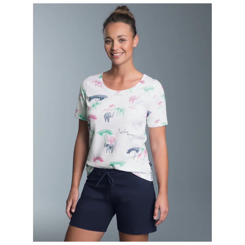 Trigema Schlafanzug »TRIGEMA Kurzer Schlafanzug Mit Safari-Print« (1 Tlg.) Kaufen