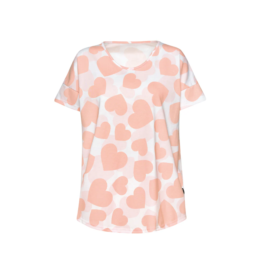 Trigema Schlafanzug »TRIGEMA Oversized T-Shirt Mit Allover Herzchen-Print« (1 Tlg.) Bestellen