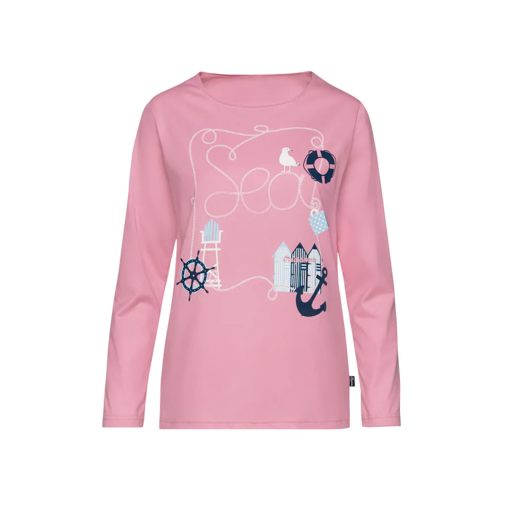 Trigema Schlafanzug »TRIGEMA Pyjama Oberteil Mit Maritimem Printmotiv« (1 Tlg.) Online Bestellen