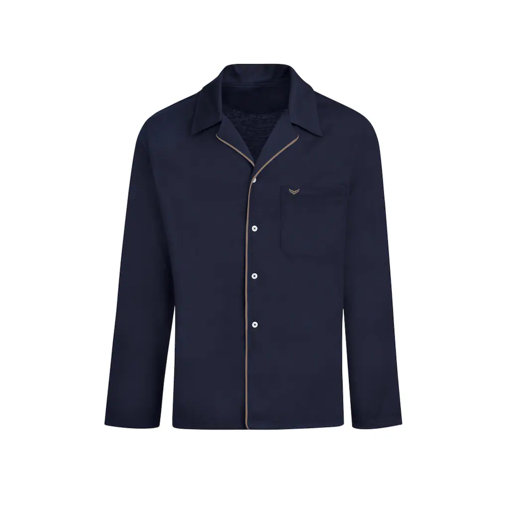 Trigema Schlafanzug »TRIGEMA Schickes Schlafanzug Oberteil Mit Knopfleiste« (1 Tlg.) Bestellen