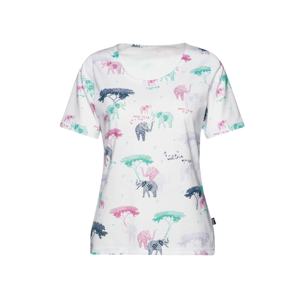 Trigema Schlafanzug »TRIGEMA T-Shirt Mit Allover Safari-Print« (1 Tlg.) Kaufen