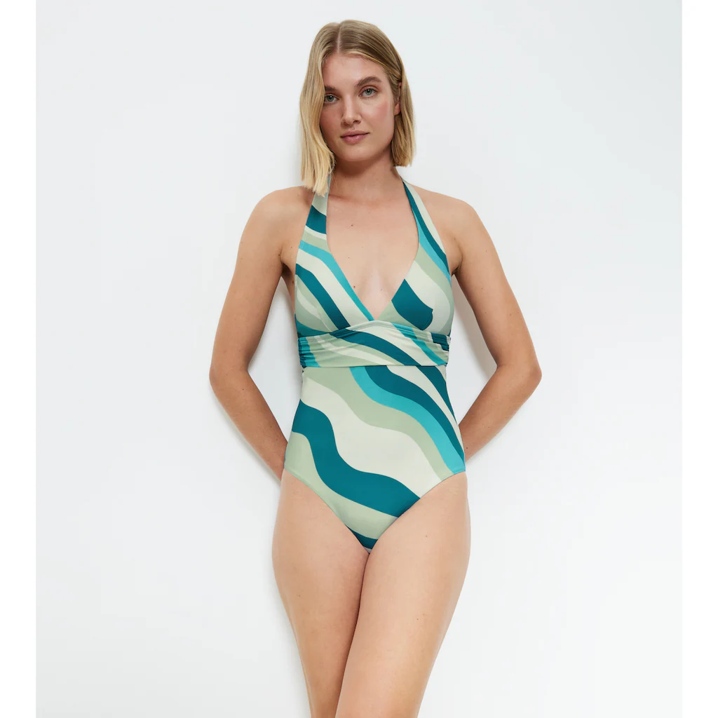 Triumph Badeanzug »Summer Mix & Match OP Plunge Pt« Verspielt Und Farbenfroh