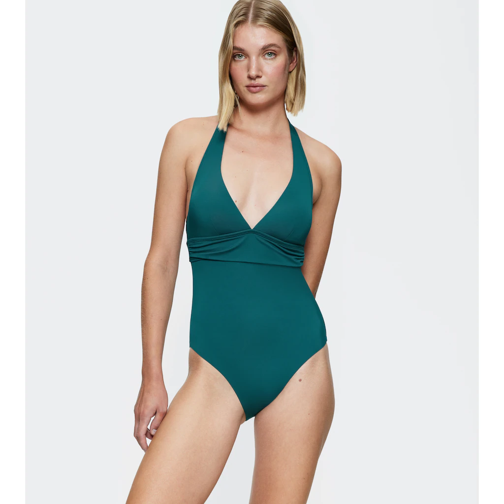 Triumph Badeanzug »Summer Mix & Match OP Plunge sd« verspielt und farbenfroh