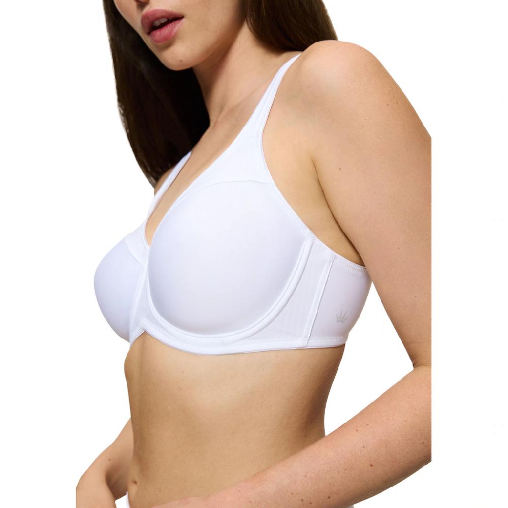 Triumph Minimizer-BH »Modern Soft+Cotton W01« Verkleinert Die Brust Optisch Um Eine Cup-Größe ▷ Für