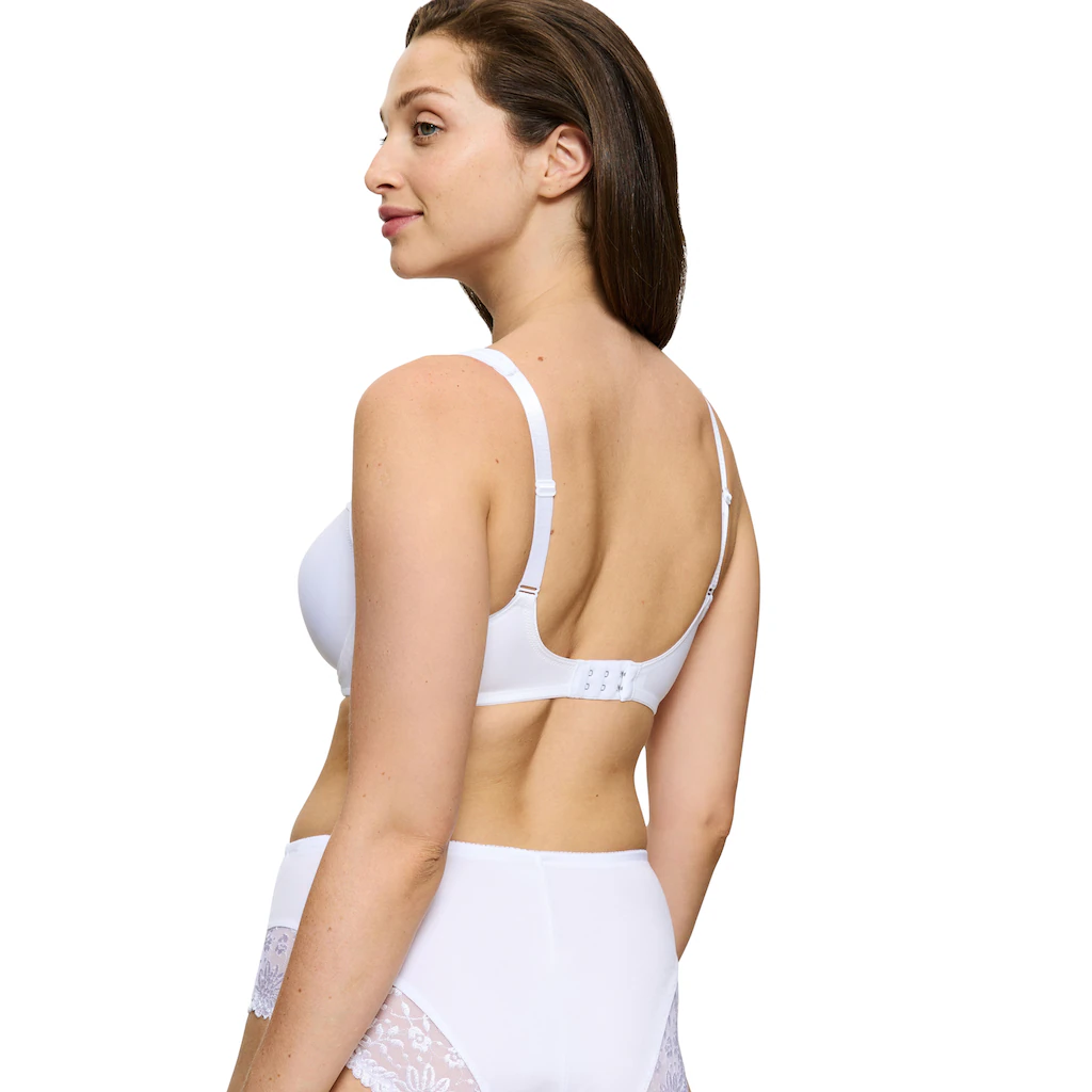 Triumph Minimizer-BH »Modern Soft+Cotton W01« Verkleinert Die Brust Optisch Um Eine Cup-Größe ▷ Für