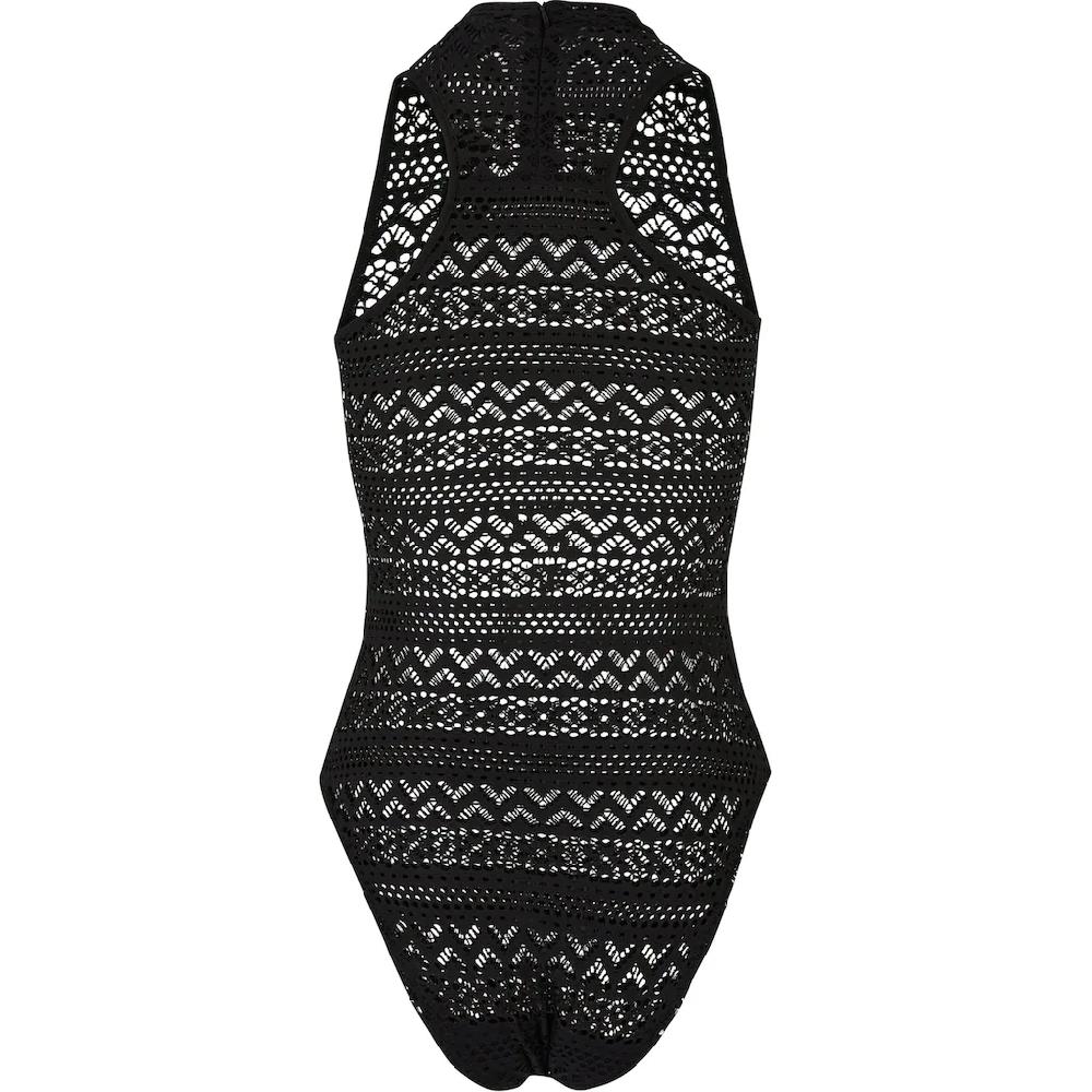 URBAN CLASSICS Body »Urban Classics Damen Ladies Crochet Jersey Turtleneck Body« Bestellen