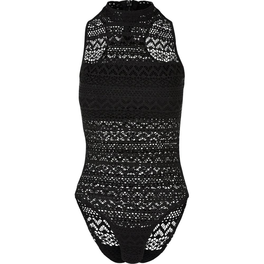 URBAN CLASSICS Body »Urban Classics Damen Ladies Crochet Jersey Turtleneck Body« bestellen