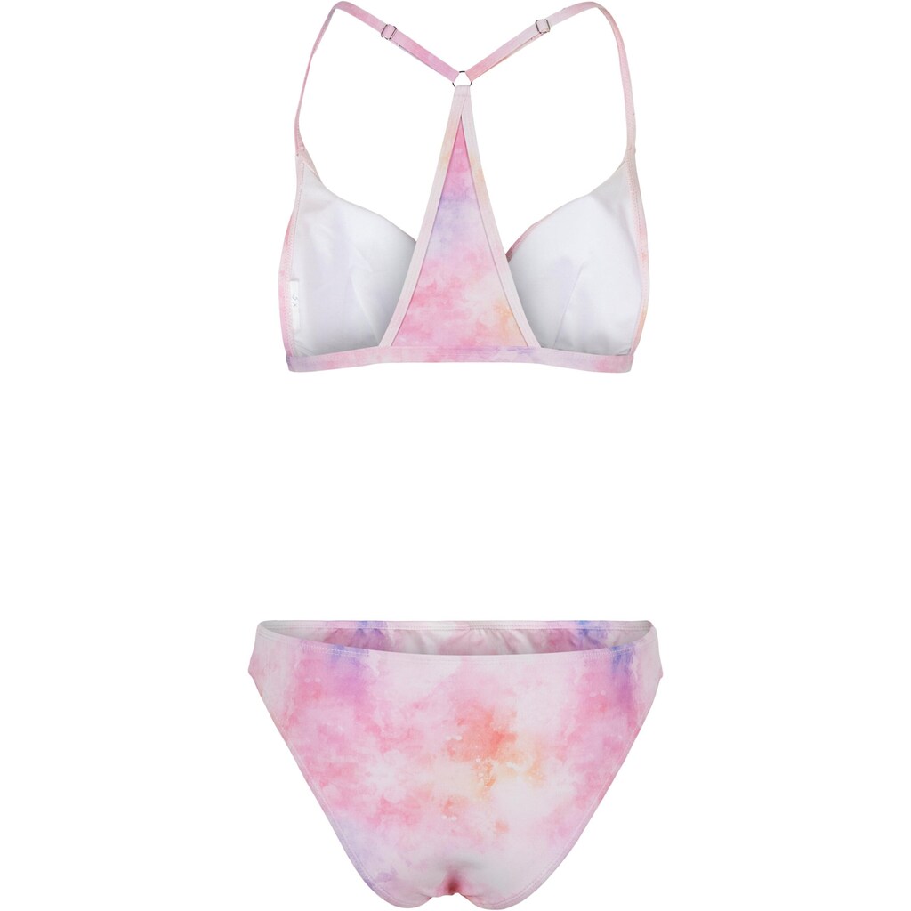 URBAN CLASSICS Bügel-Bikini »Urban Classics Damen Ladies Tie Dye Triangle Back Bikini« ▷ Für