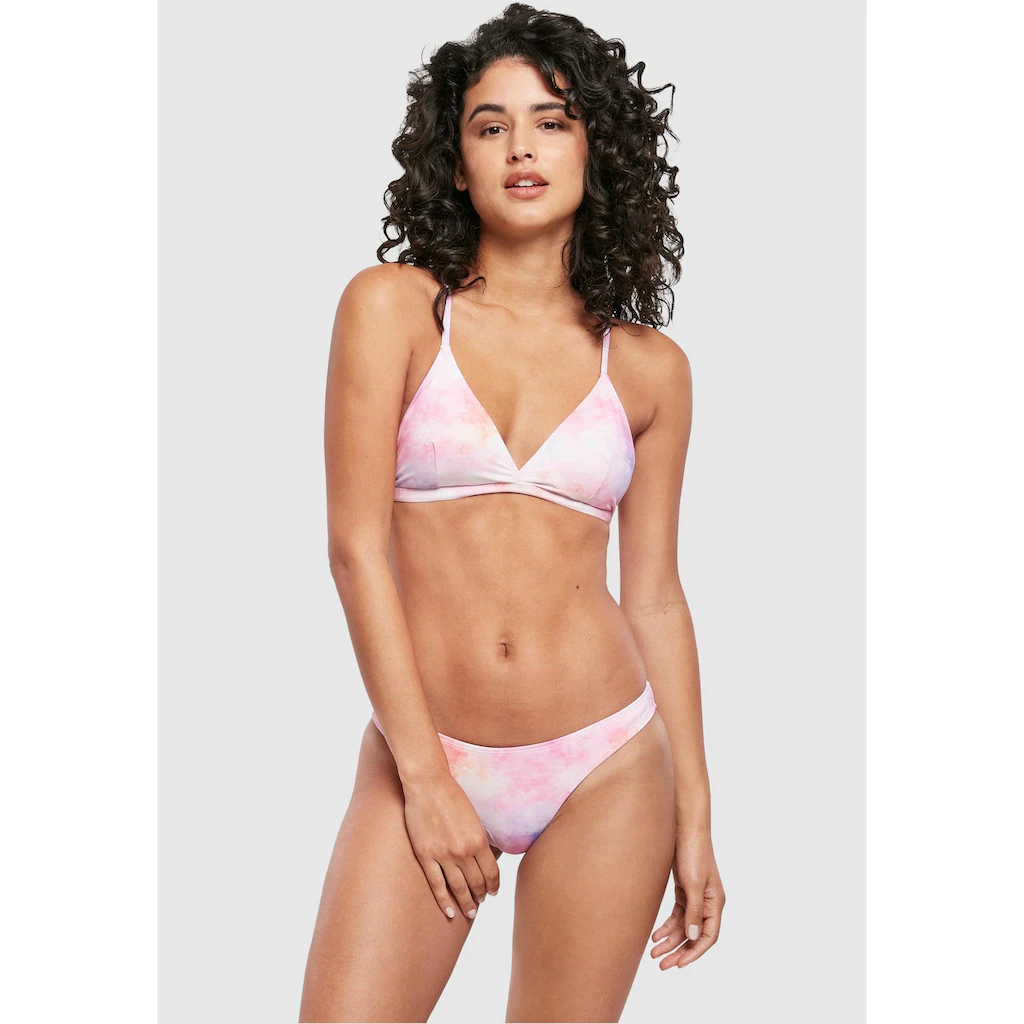 URBAN CLASSICS Bügel-Bikini »Urban Classics Damen Ladies Tie Dye Triangle Back Bikini« ▷ Für