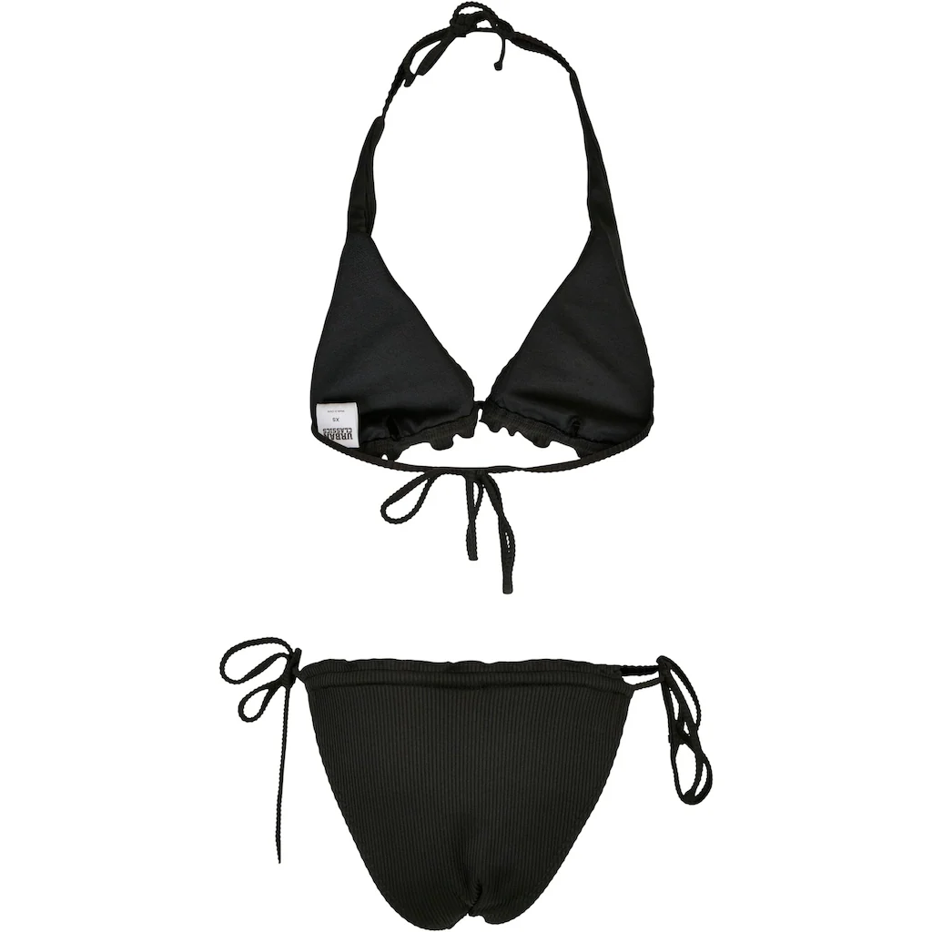 URBAN CLASSICS Bügel-Bikini »Urban Classics Damen Ladies Rib Babylock Triangle Bikini« Kaufen