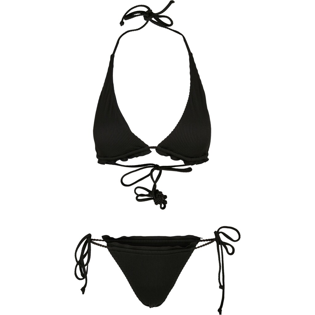 URBAN CLASSICS Bügel-Bikini »Urban Classics Damen Ladies Rib Babylock Triangle Bikini« kaufen