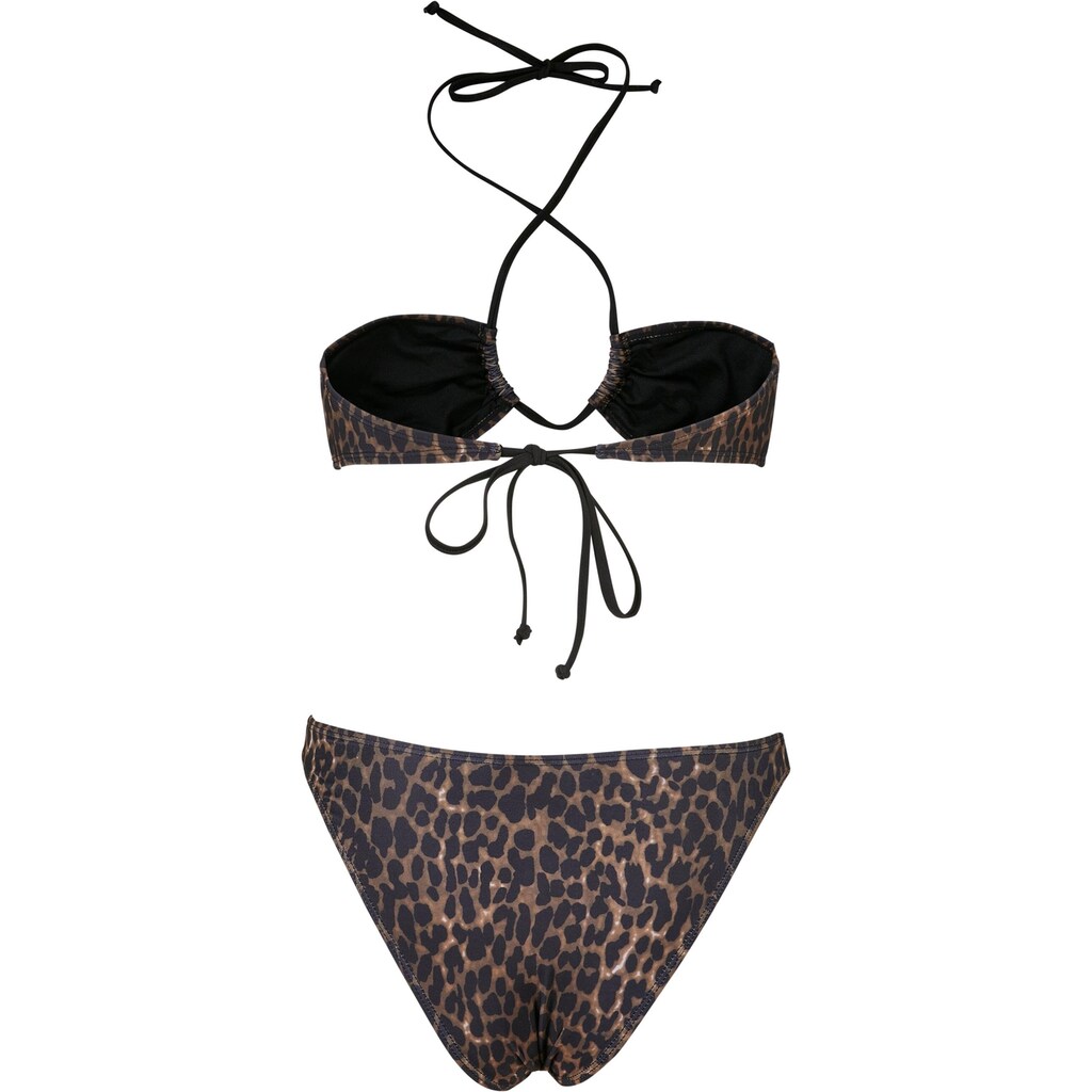 URBAN CLASSICS Bügel-Bikini »Urban Classics Damen Ladies AOP Hot V Bikini« Kaufen