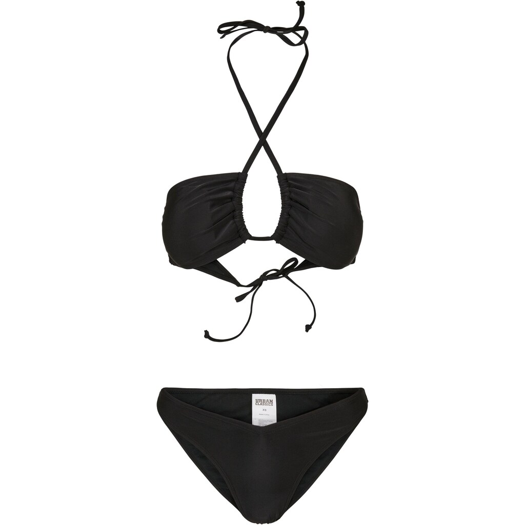 URBAN CLASSICS Bügel-Bikini »Urban Classics Damen Ladies Recycled Hot V Bikini« bestellen