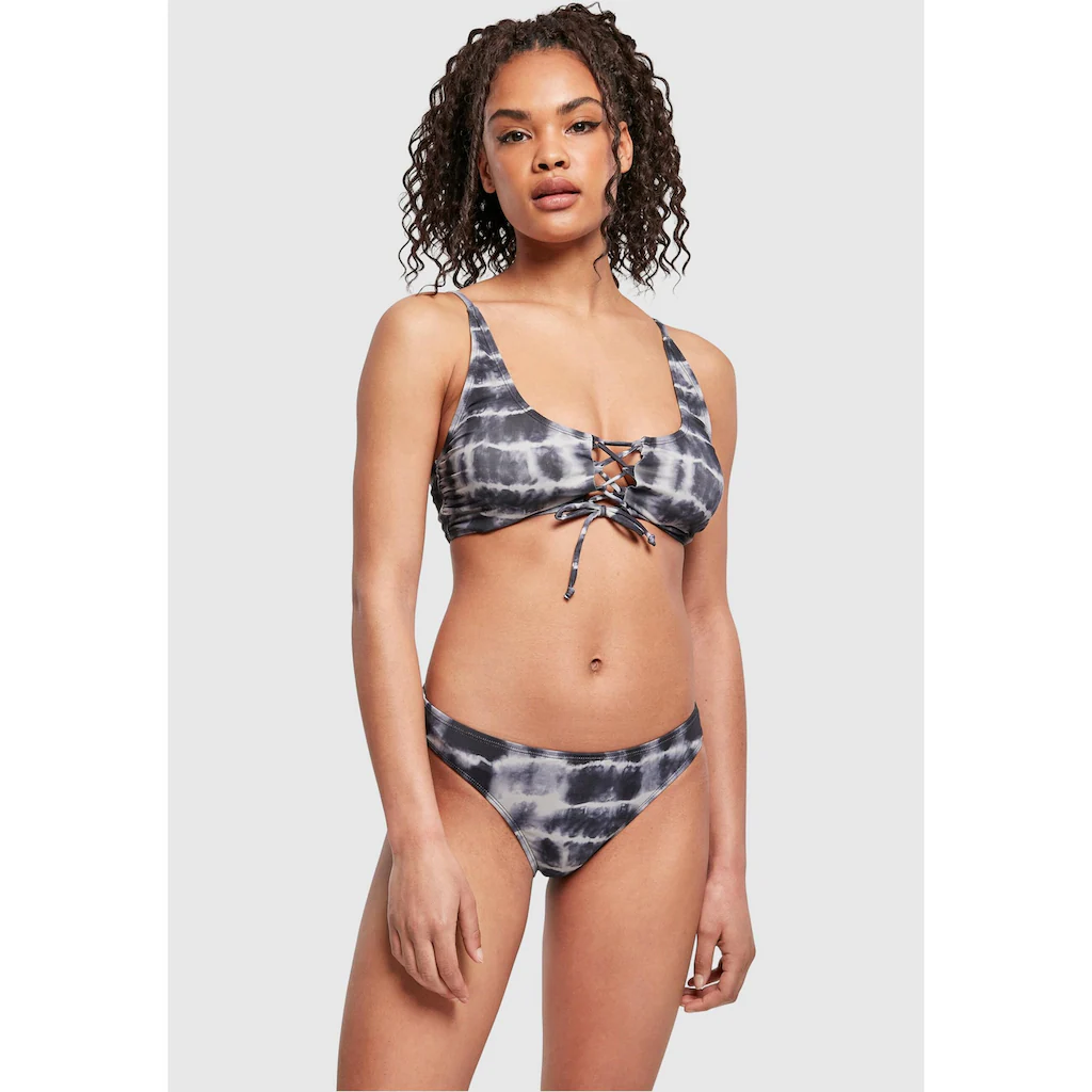 URBAN CLASSICS Bügel-Tankini »Urban Classics Damen Ladies Lace Up Tie Dye Bikini« Kaufen