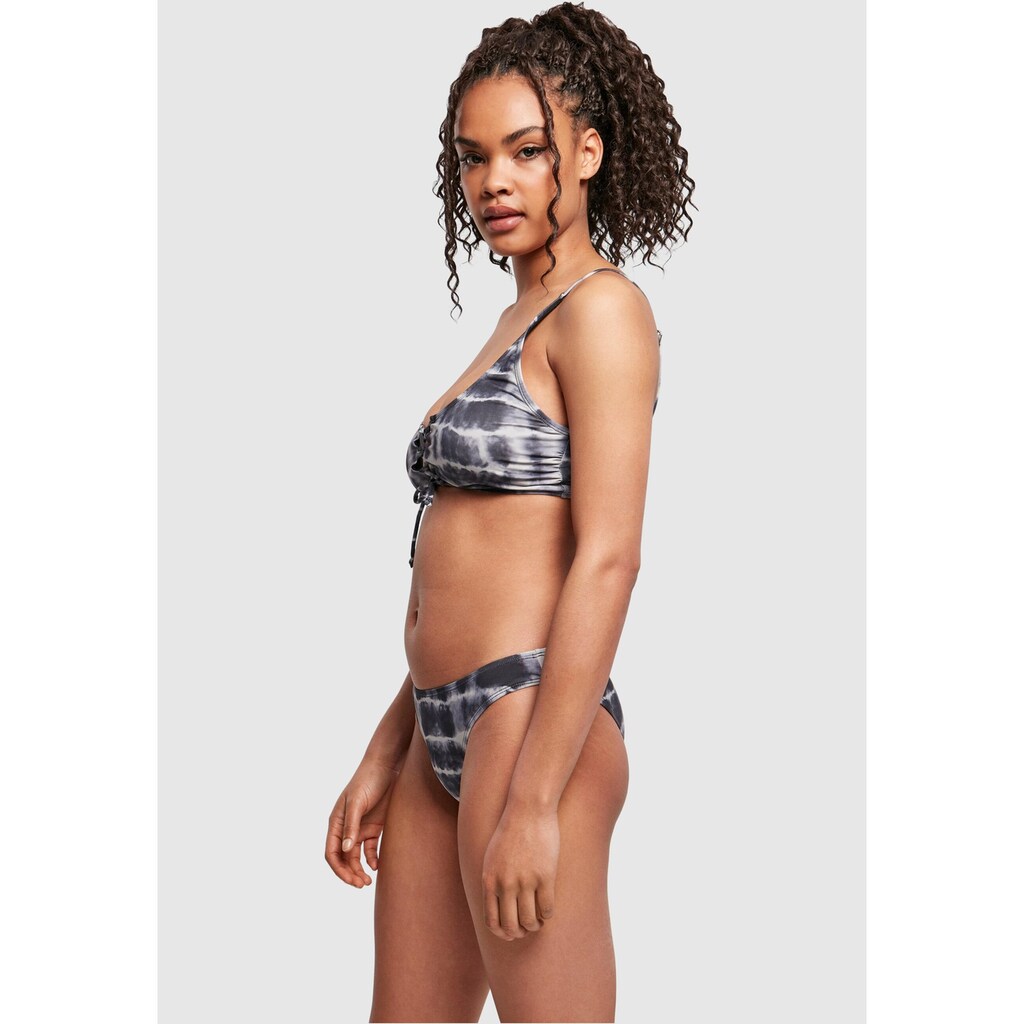 URBAN CLASSICS Bügel-Tankini »Urban Classics Damen Ladies Lace Up Tie Dye Bikini« Kaufen