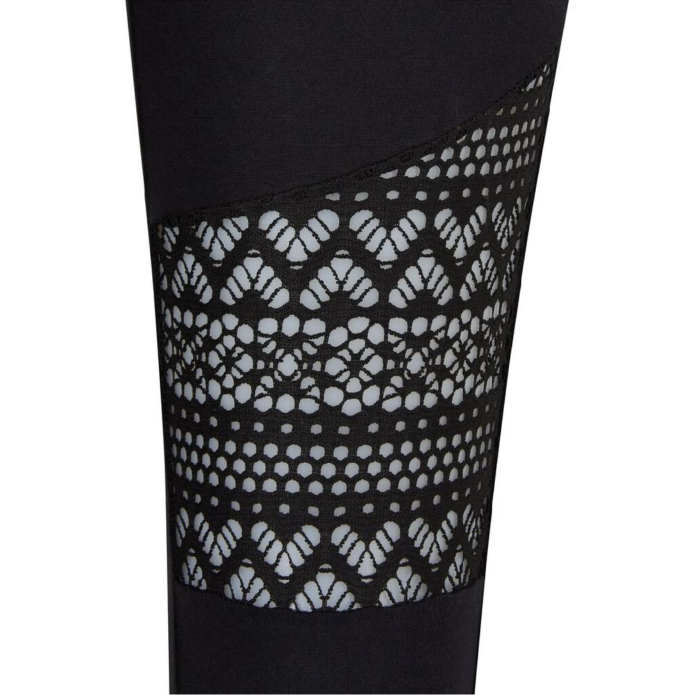 URBAN CLASSICS Leggings »Urban Classics Damen Ladies Crochet Lace Inset Leggings« (1 Tlg.)