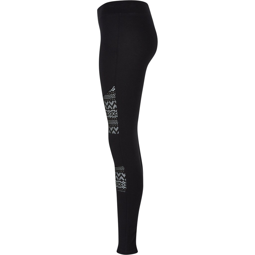 URBAN CLASSICS Leggings »Urban Classics Damen Ladies Crochet Lace Inset Leggings« (1 Tlg.)