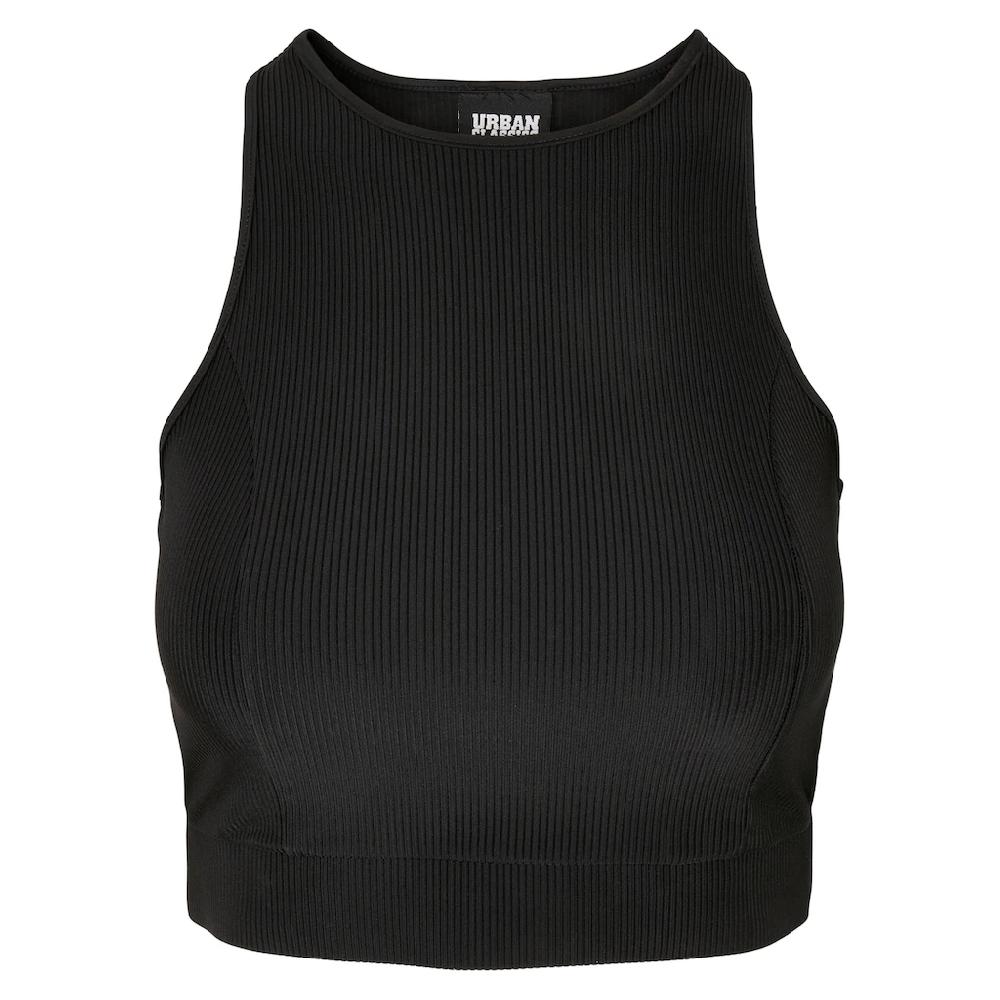 URBAN CLASSICS Sport-BH »Urban Classics Damen Ladies Cropped Shiny Rib Top« ▷ für