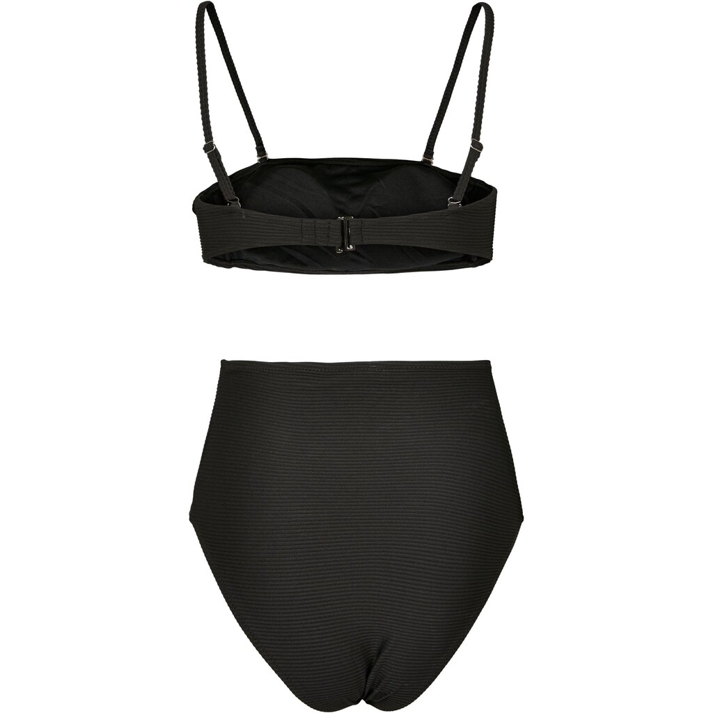 URBAN CLASSICS Triangel-Bikini »Urban Classics Damen Ladies High Waist Bandeau Bikini« Kaufen