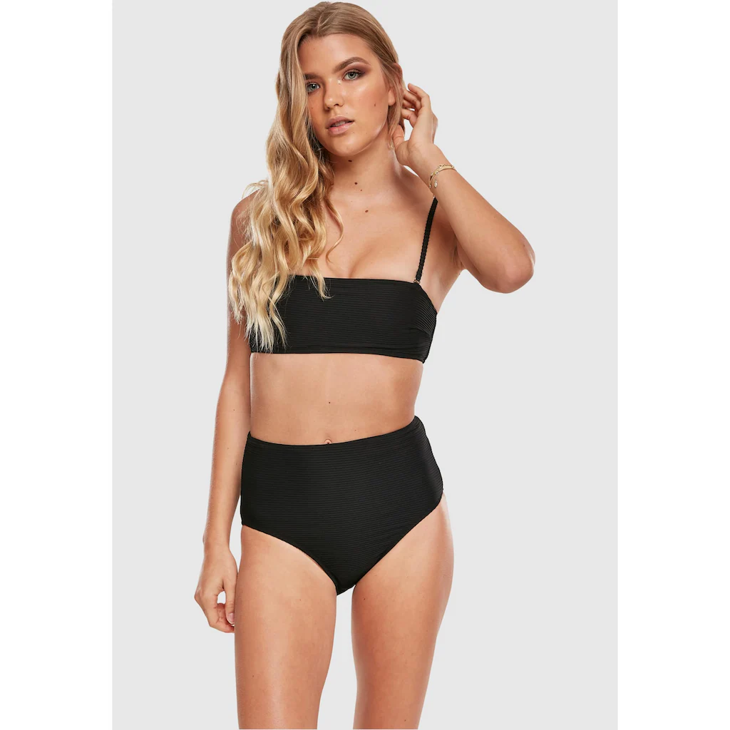 URBAN CLASSICS Triangel-Bikini »Urban Classics Damen Ladies High Waist Bandeau Bikini« Kaufen