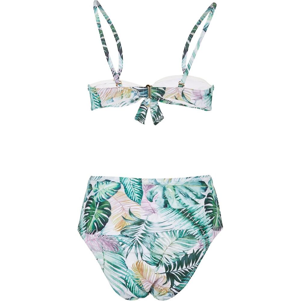 URBAN CLASSICS Triangel-Bikini »Urban Classics Damen Ladies High Waist Pattern Bikini« Online Kaufen