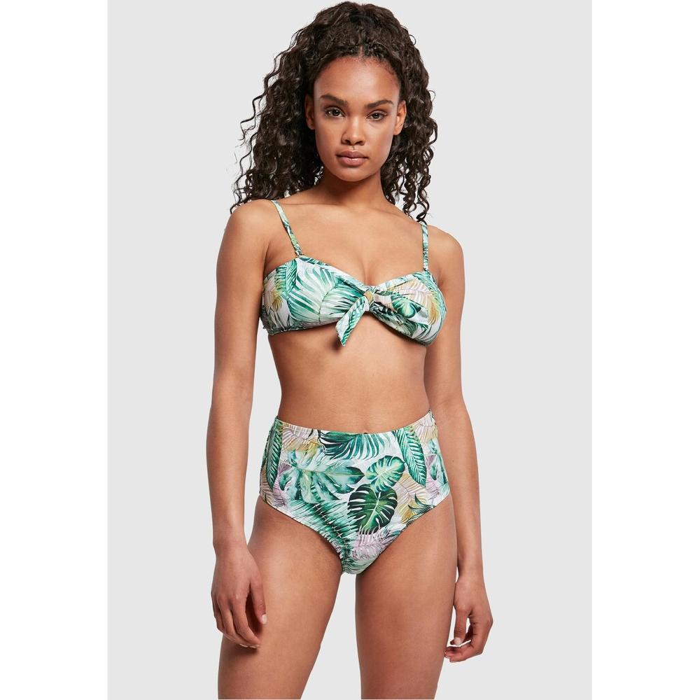 URBAN CLASSICS Triangel-Bikini »Urban Classics Damen Ladies High Waist Pattern Bikini« Online Kaufen