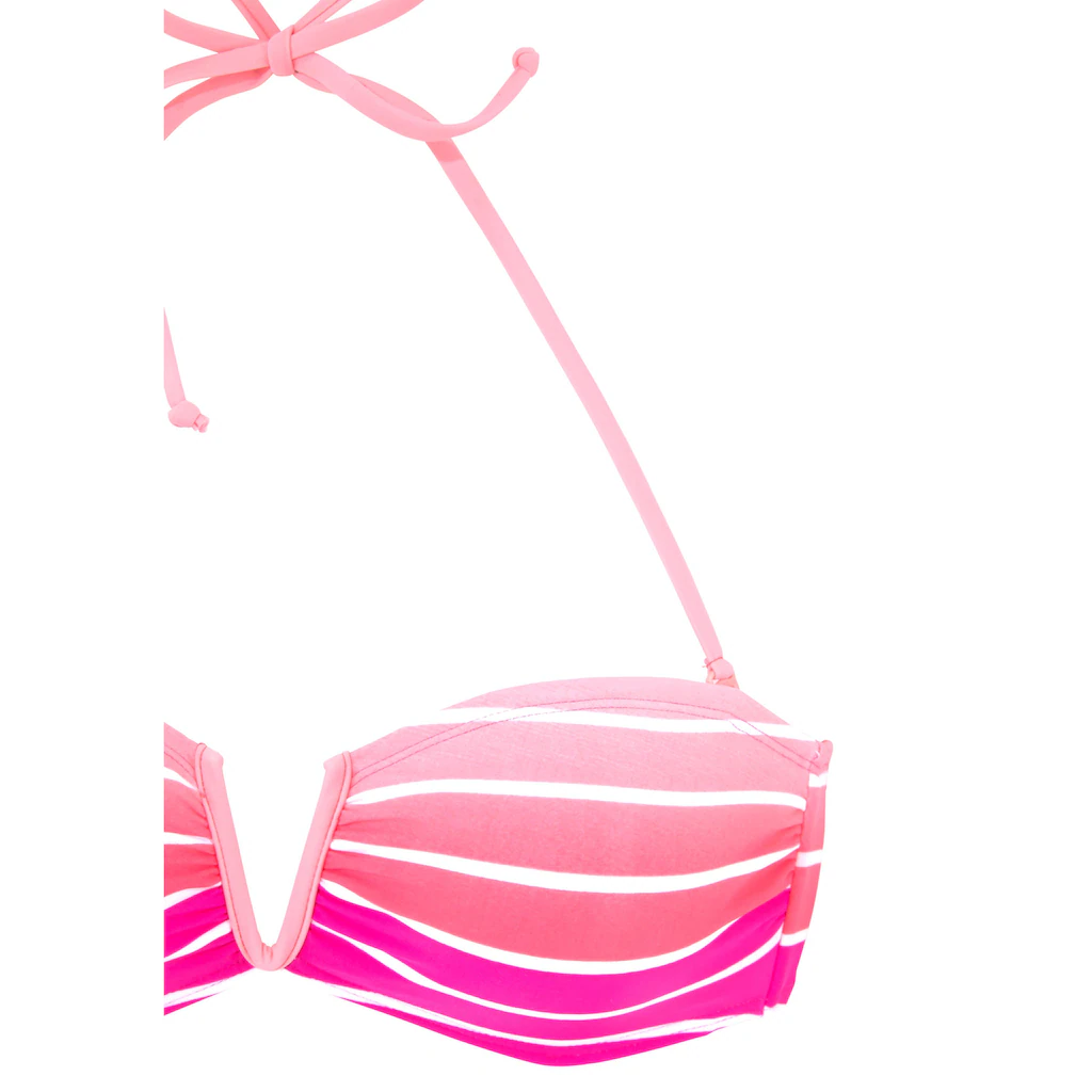 Venice Beach Bandeau-Bikini Mit Herausnehmbaren Cups Abnehmbare Träger Mit Seitlichen Stäbchen Online Kaufen