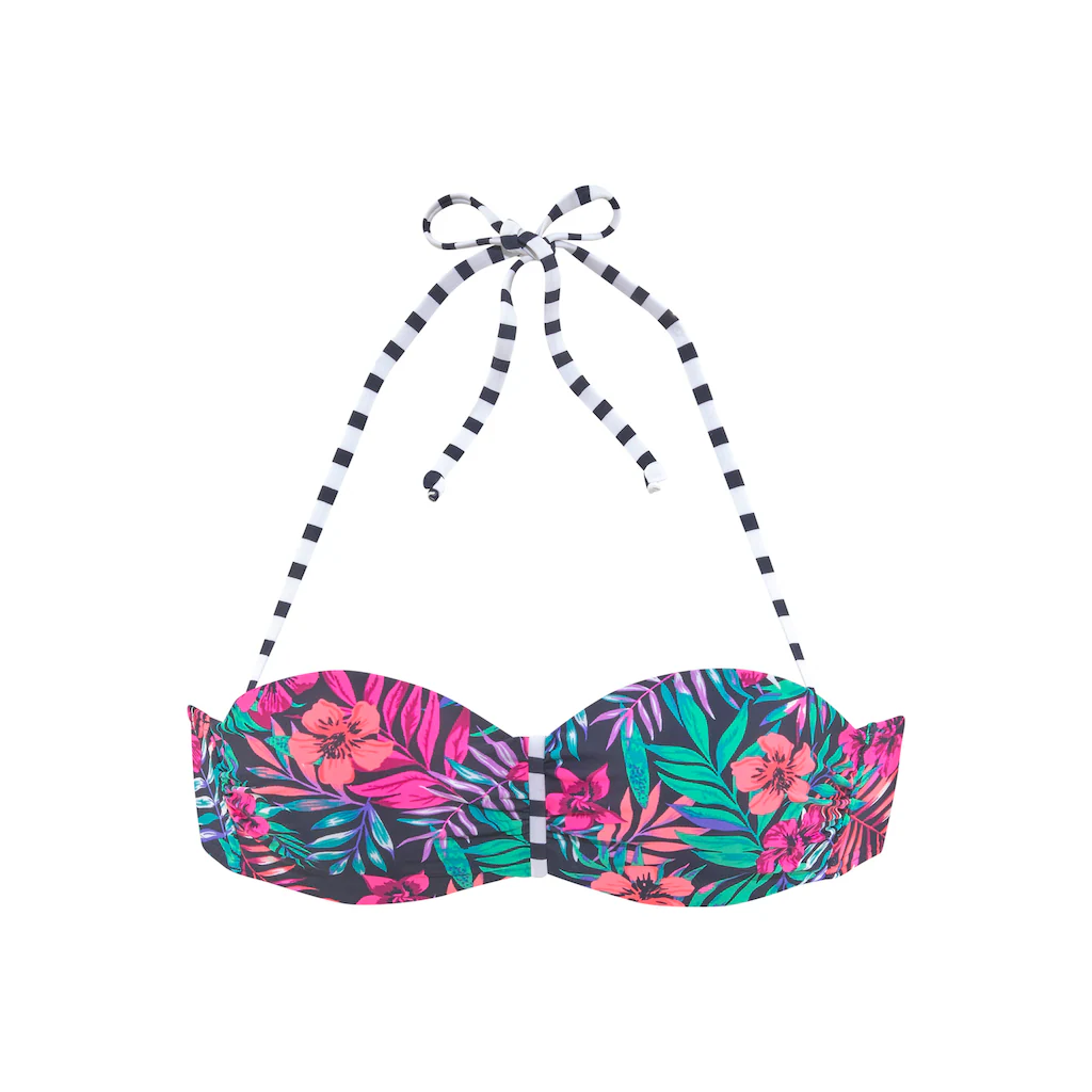Venice Beach Bandeau-Bikini-Top »Summer« Mit Geraffter Mitte Bestellen