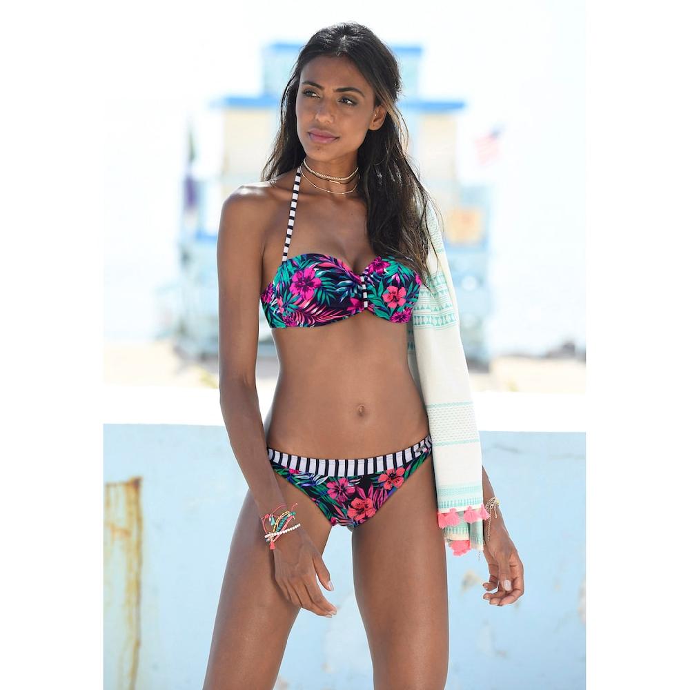 Venice Beach Bandeau-Bikini-Top »Summer« mit geraffter Mitte bestellen