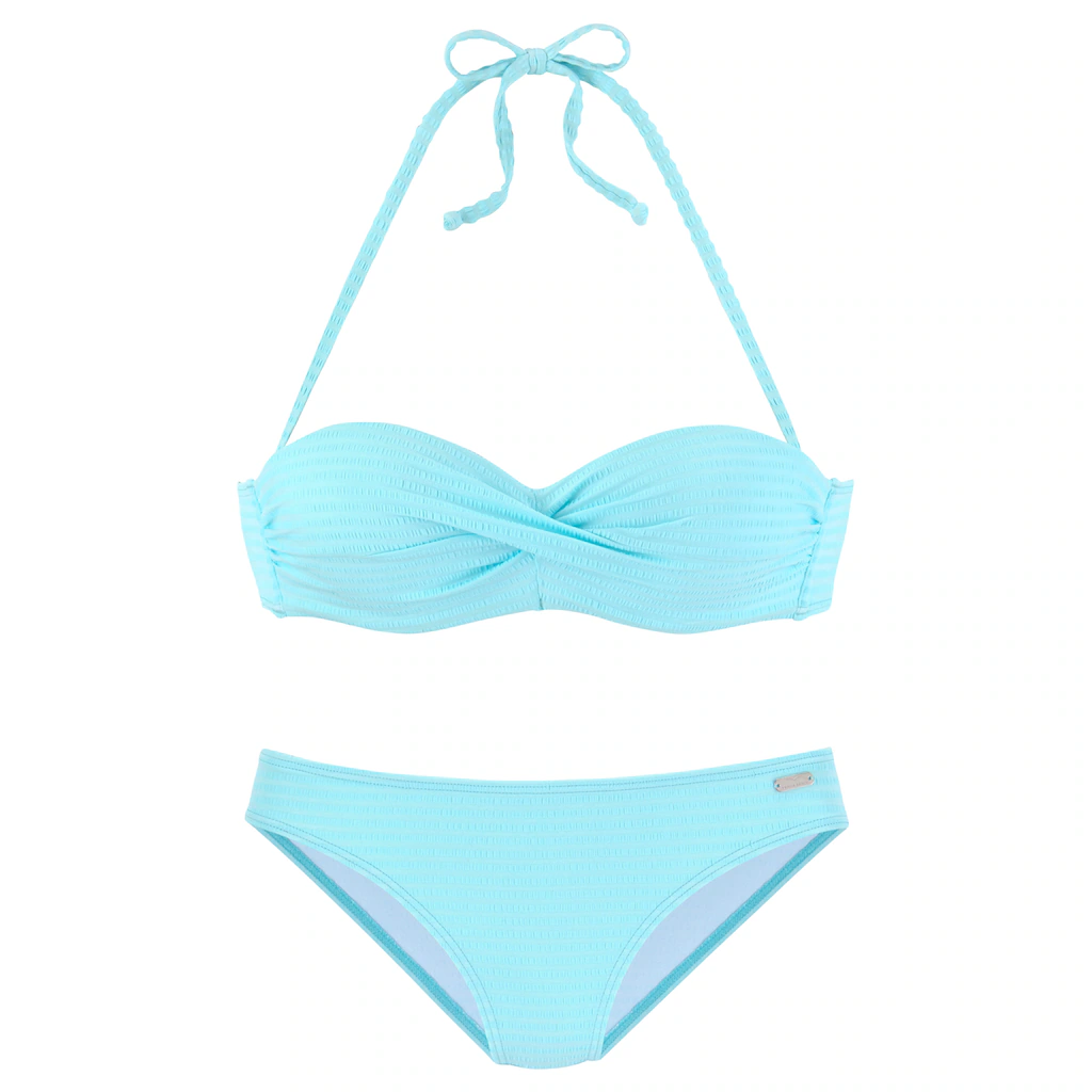 Venice Beach Bügel-Bandeau-Bikini Aus Edler Strukturware Online Bestellen