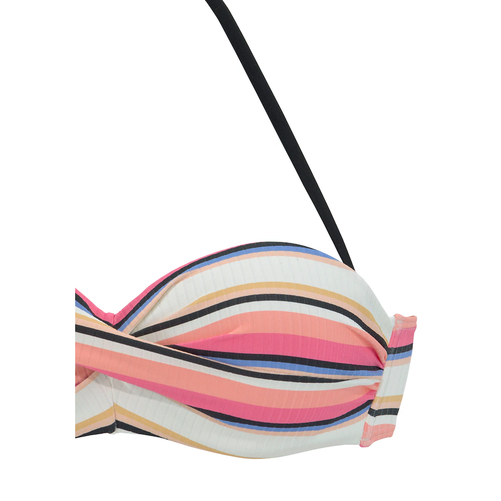 Venice Beach Bügel-Bandeau-Bikini Mit Strukturierter Ware ▷ Für