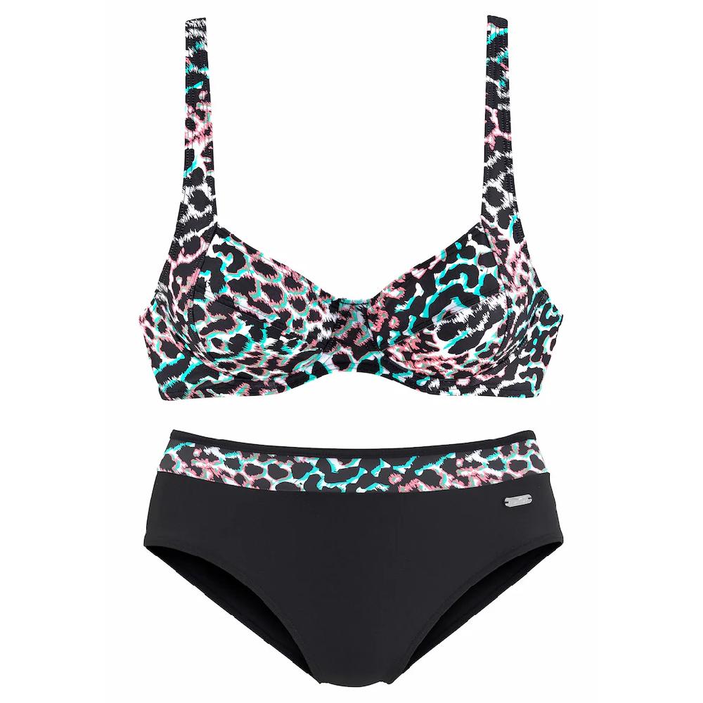 Venice Beach Bügel-Bikini Mit Farbenfrohem Animal-Print