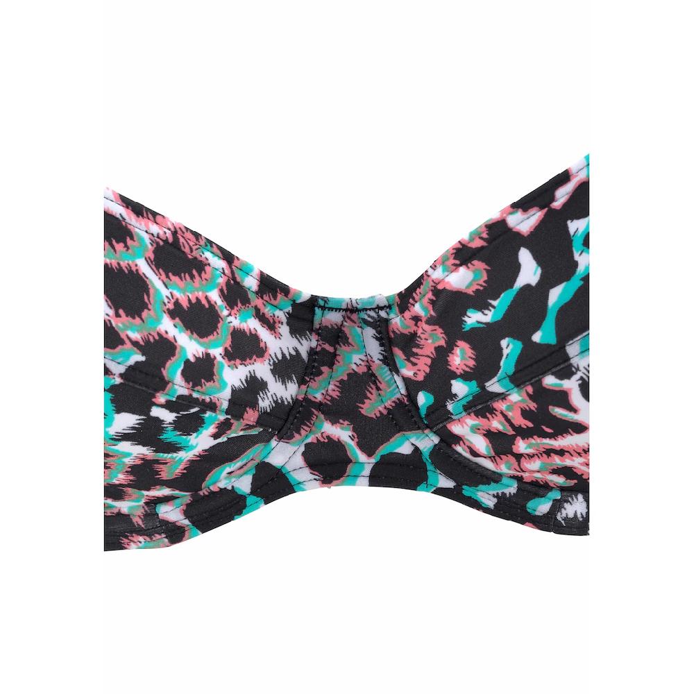 Venice Beach Bügel-Bikini Mit Farbenfrohem Animal-Print