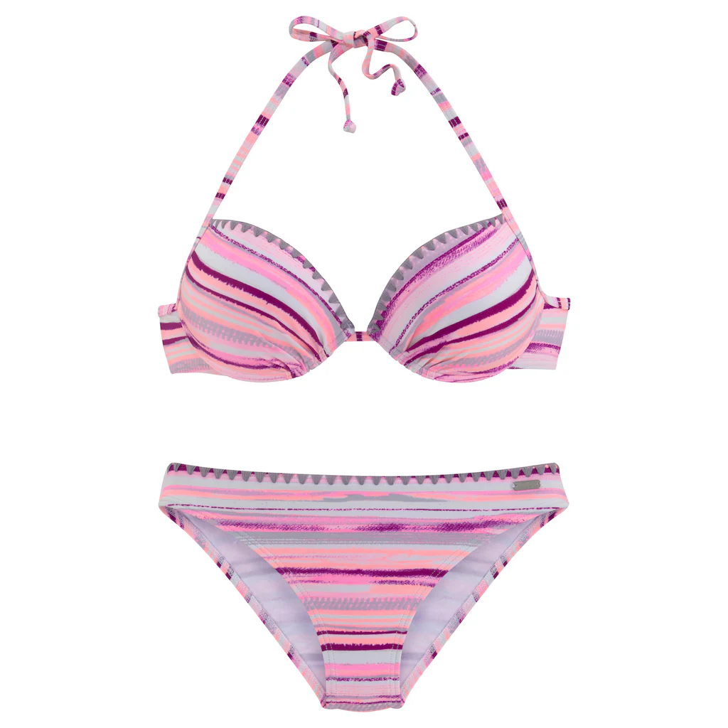 Venice Beach Push-Up-Bikini Mit Häkelkanten Am Cup Und An Der Hose Online Bestellen