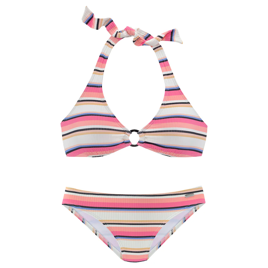 Venice Beach Triangel-Bikini Mit Strukturierter Ware Und Zierring Online Bestellen