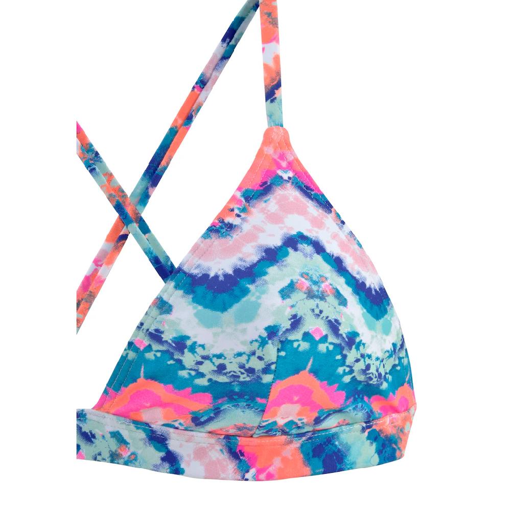 Venice Beach Triangel-Bikini-Top »Face« Mit Sommerlichem Print Online Bestellen