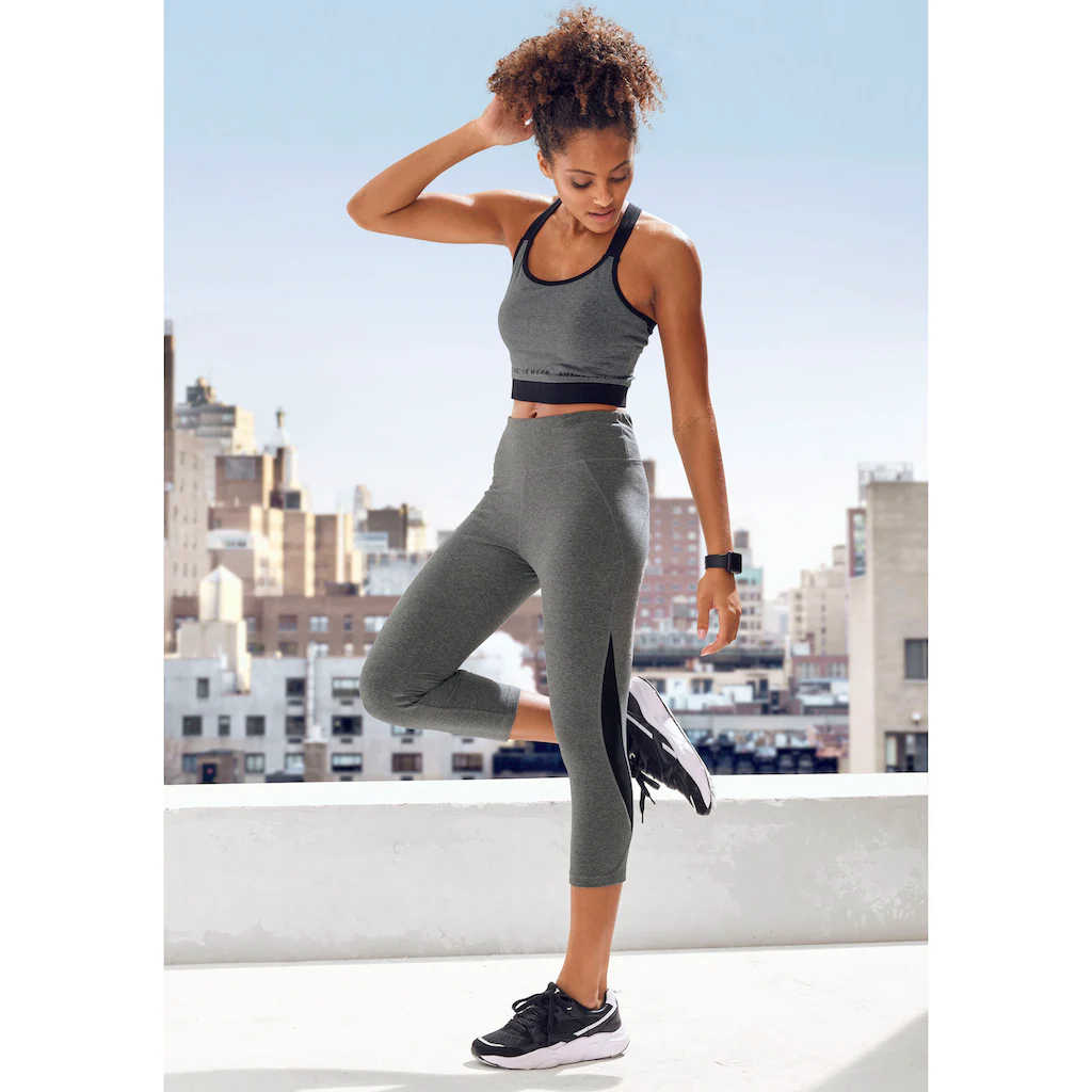 Vivance Active Caprileggings Sportleggings Mit Breitem Komfortbund