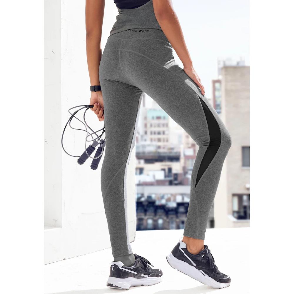 Vivance active Funktionsleggings Sportleggings mit breitem Komfortbund