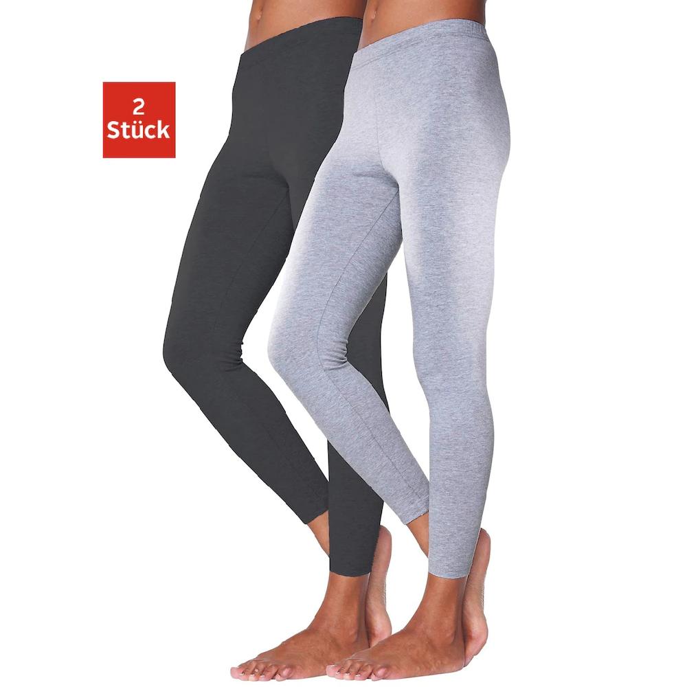Vivance active Leggings (2er-Pack) mit Gummibund Loungewear