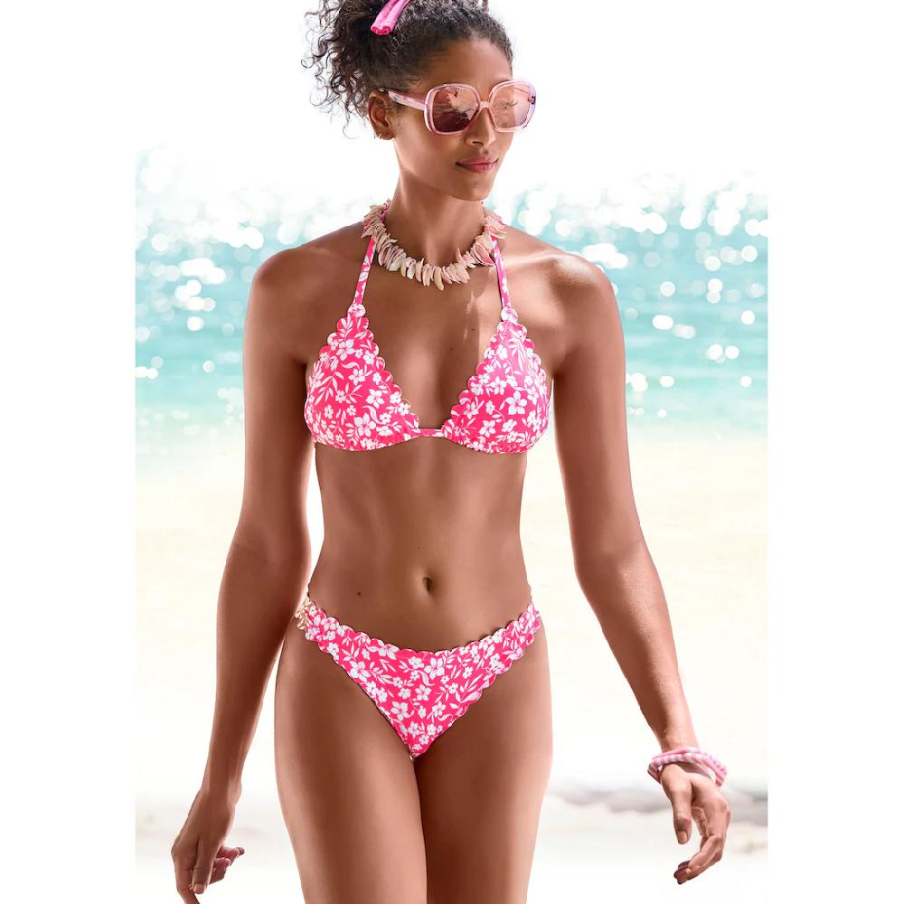 Vivance Bikini-Hose »Leni« mit gelaserter Wellenkante ▷ für